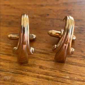 VTG Kreisler gold filled bullet back cuff links